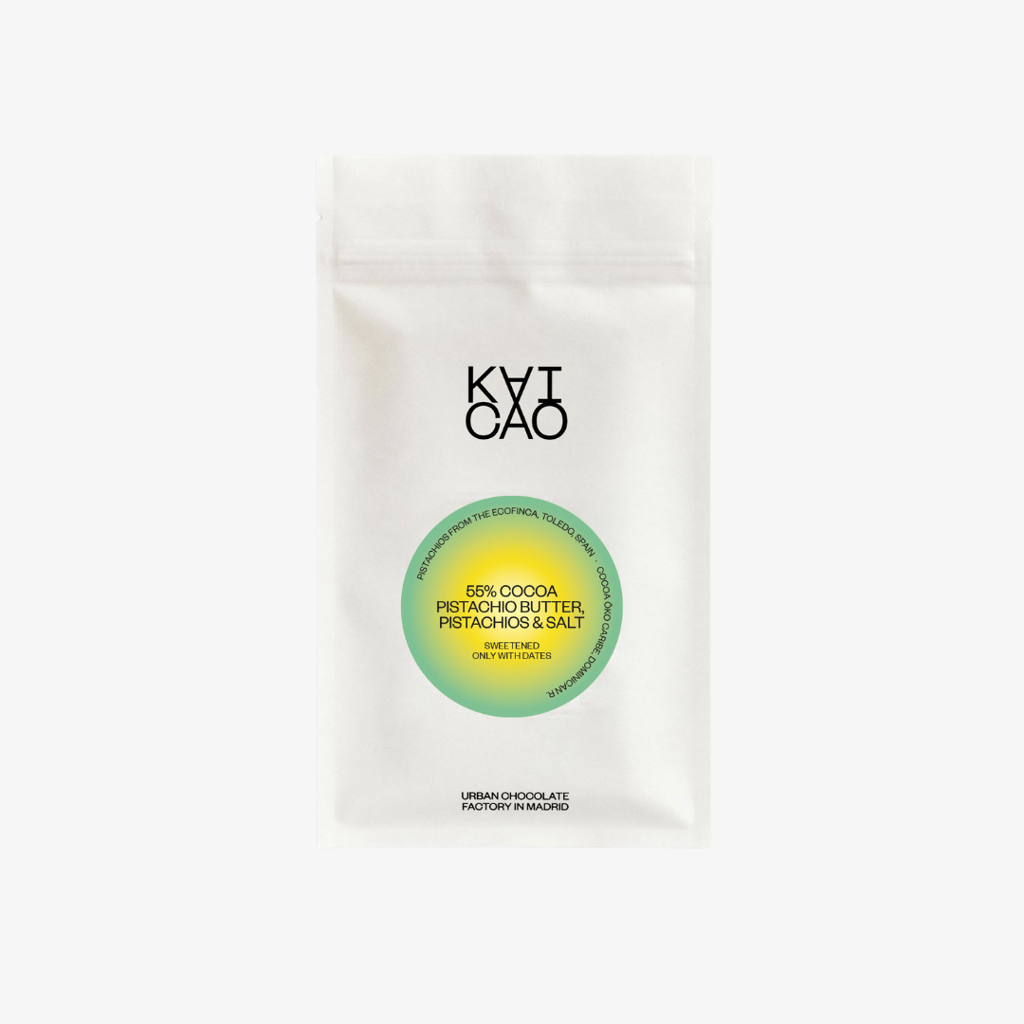 55% Cacao With Pistachio Butter, Roasted Pistachios & Salt
