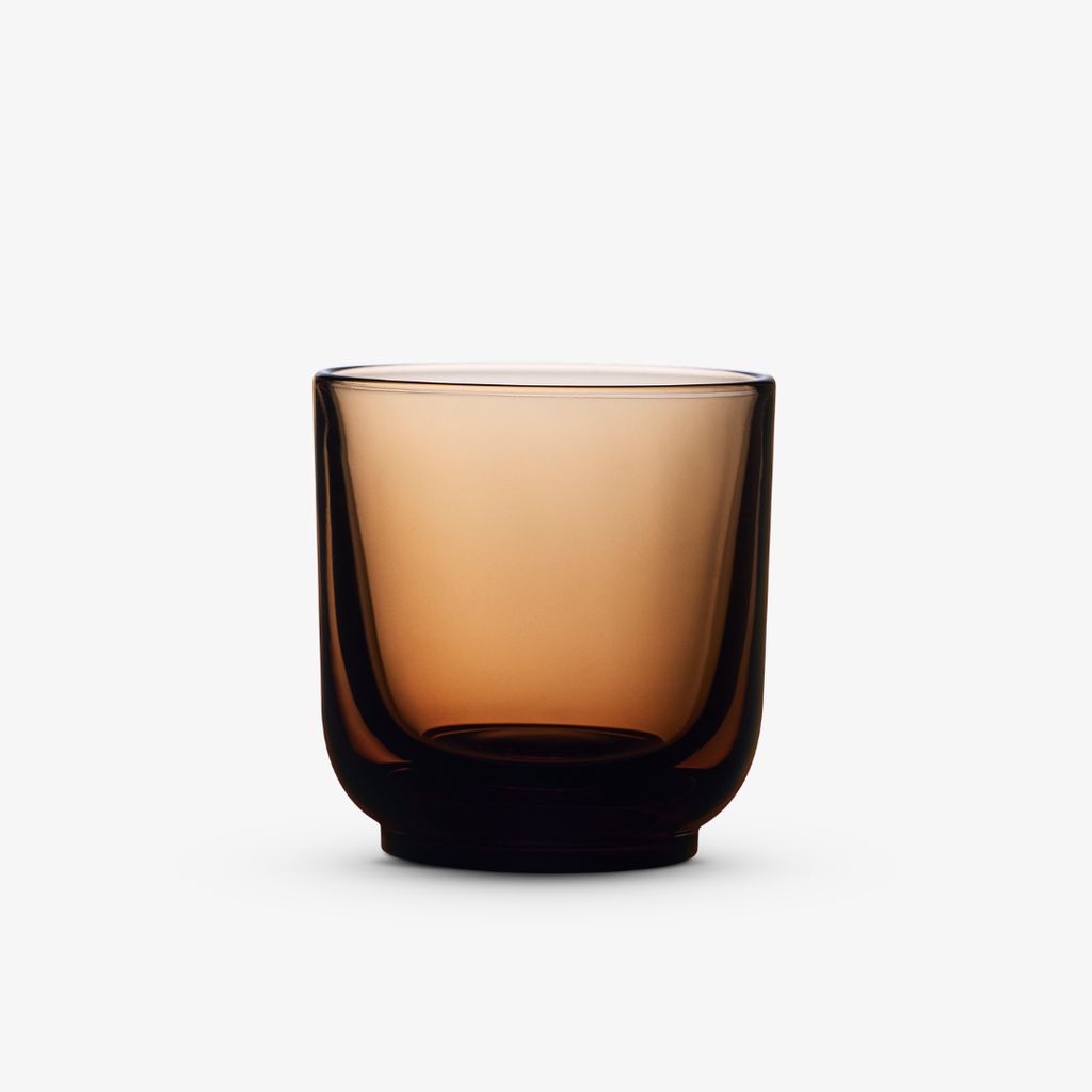 Pirch Cappuccino Glasses - Amber - Image 2